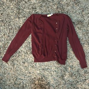 Girls Maroon sweater
